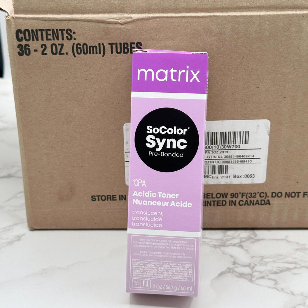 MATRIX SoColor Sync Acidic Toner 10PA - Box 36pcs - Picture 2 of 7
